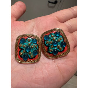 Michal Golan Vintage Clipped On Earrings